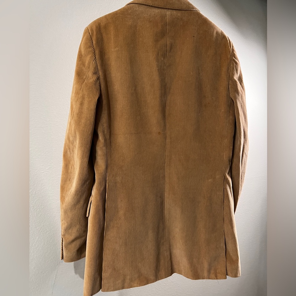 VINTAGE CORNER: Brown Corduroy Blazer and Pants Set - Picture 9 of 11